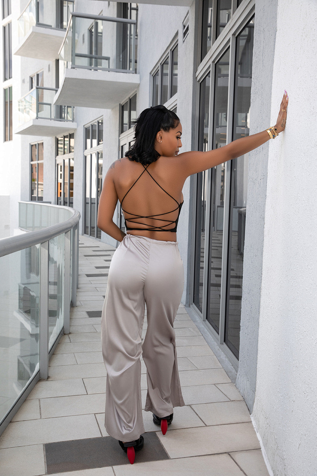 SILK PARACHUTE PANTS