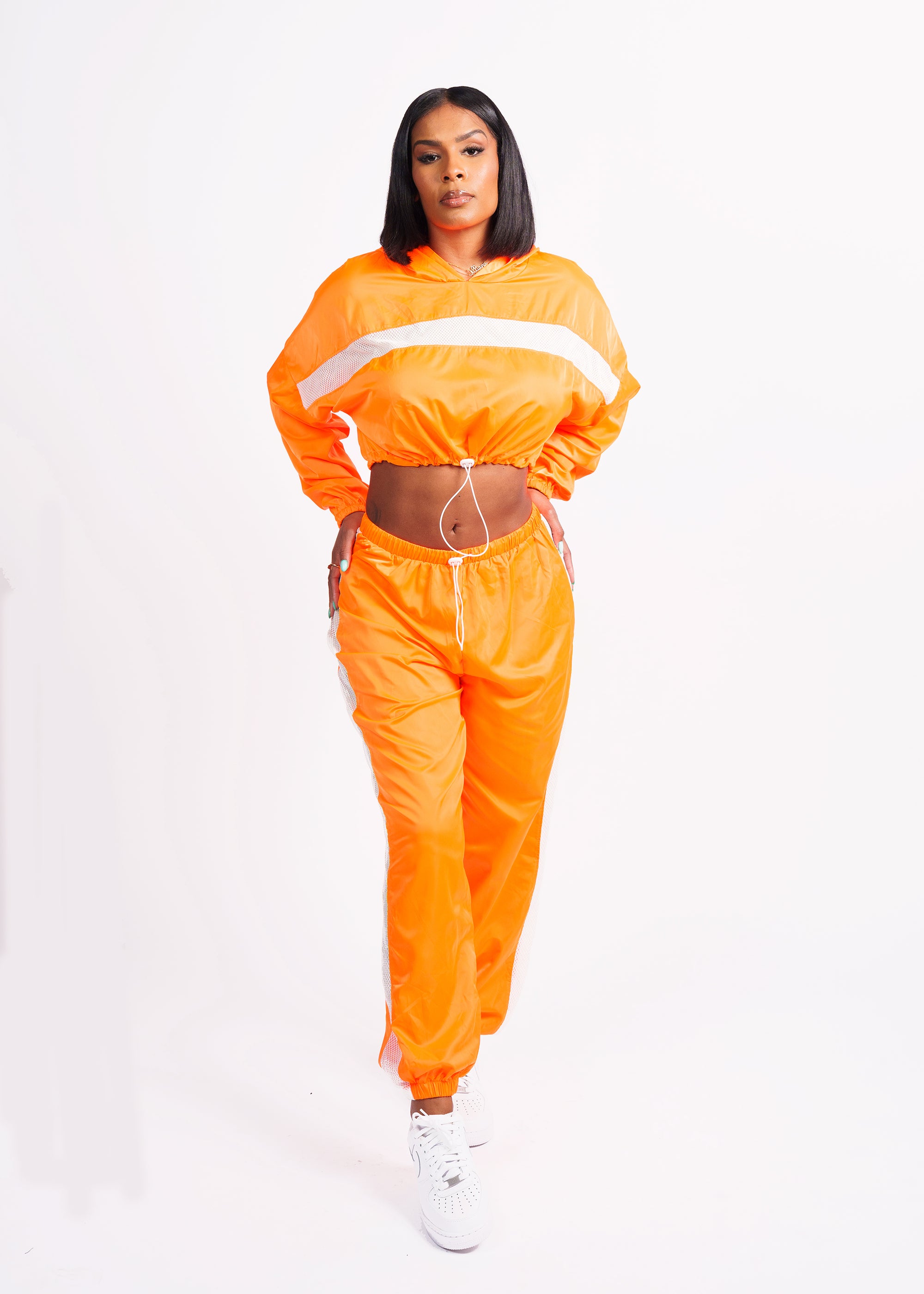 ORANGE HIGHLIGHTER JOGGER SET